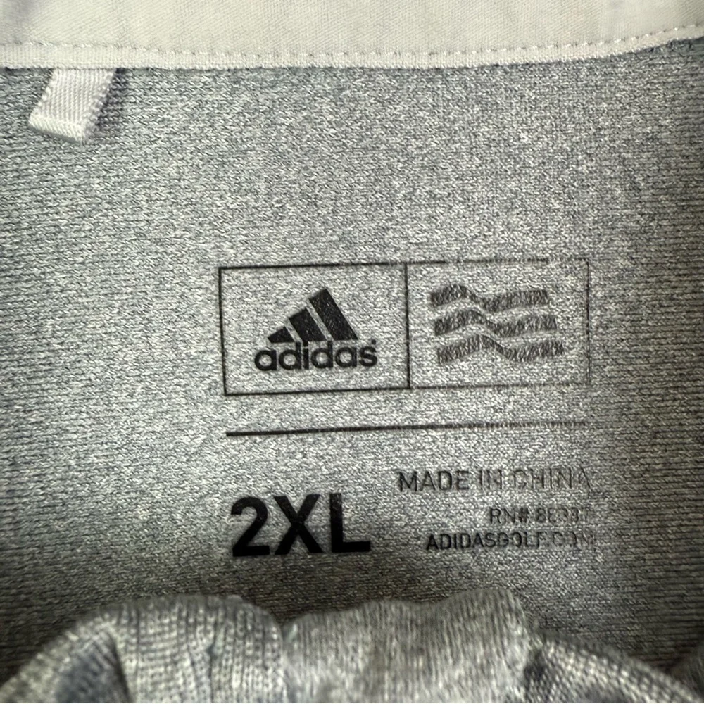 Adidas Wofford College Terriers Men’s Gray Logo 1/4 Zip Pullover Jacket 2XL - Picture 4 of 8